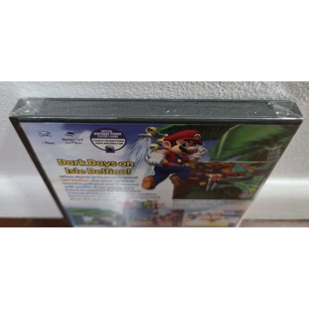 Super Mario Sunshine Nintendo GameCube - Sealed, Black Label 2002